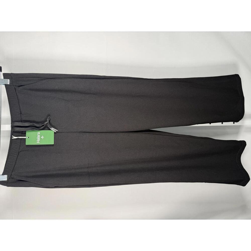 NWT Work Pants with Drawstring and back pockets in Black Size M - Picture 1 of 8